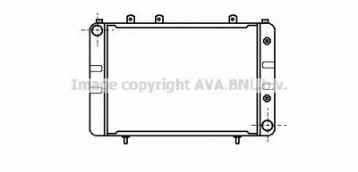 AVA QUALITY COOLING ol2020 -  Радиатор, охлаждение двигателя
